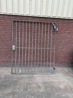 stalen buiten/tuin poortje verzonken staal, Ophalen of Verzenden, Gebruikt, IJzer, Spijlenhekwerk