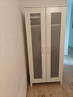 Kledingkast wit, Huis en Inrichting, Ophalen, Gebruikt, Met hangruimte, 50 tot 100 cm