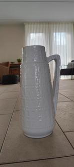 Vaas, aardewerk, wit, Ophalen, Gebruikt, 50 tot 75 cm, Wit