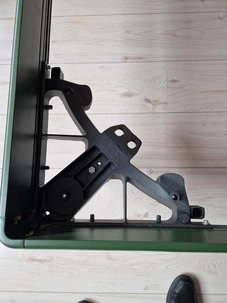 Auping 140*200, Huis en Inrichting, Slaapkamer | Bedden, Zo goed als nieuw, Tweepersoons, 140 cm, 200 cm, Metaal, Groen, Ophalen