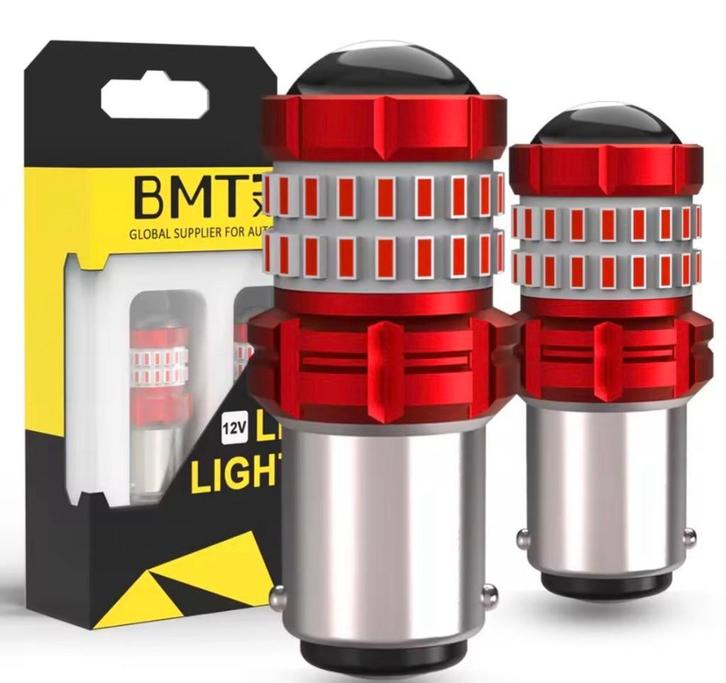 1157 P21/5W BAY15D LED Rood, CANBUS, Auto diversen, Tuning en Styling, Ophalen of Verzenden