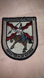 Mouwembleem spaans korps mariniers met velcro, Verzenden, Landmacht, Nederland, Embleem of Badge