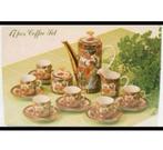 17 pcs Japans Servies Antiek IMARI theepot kop schotel pauw, Ophalen of Verzenden