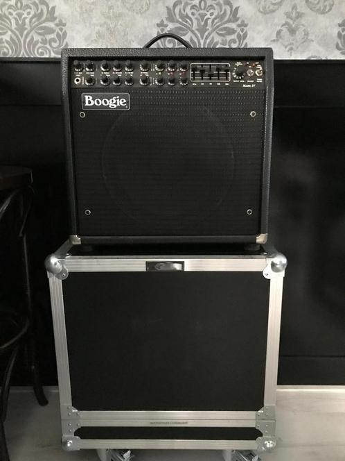 Mesa Boogie Mark IV A met flightcase, Muziek en Instrumenten, Versterkers | Bas en Gitaar, Zo goed als nieuw, 100 watt of meer