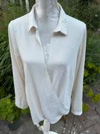 Crèmekleurige blouse maat 42 H&M, H&M, Wit, Maat 42/44 (L), Ophalen of Verzenden