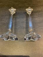 2 prachtige kristallen kandelaars, Antiek en Kunst, Antiek | Glas en Kristal, Ophalen of Verzenden