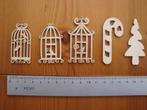 Leuke houten figuurtjes om mee te knutselen nieuw decoratie, Ophalen of Verzenden, Nieuw, Materiaal