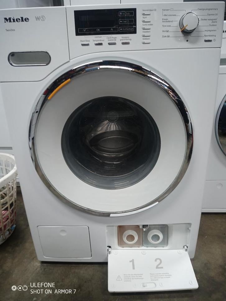 Miele WMG120 WPS Wasmachine - Voorlader, Witgoed en Apparatuur, Wasmachines, Gebruikt, Voorlader, 6 tot 8 kg, 85 tot 90 cm, 1600 toeren of meer