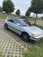 Honda Civic 1.6 I CRX Coupe Dohc 1989 Grijs, Auto's, Voorwielaandrijving, 1590 cc, 430 kg, Overige kleuren