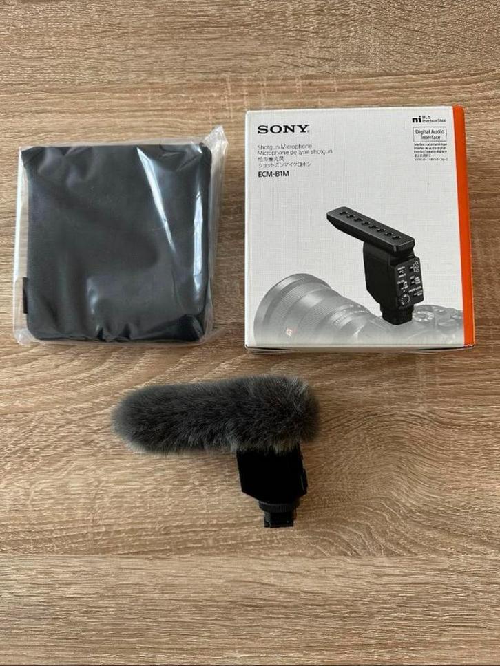 Sony Shotgun Microphone (ECMB1M) | Zo goed als nieuw!, Muziek en Instrumenten, Microfoons, Zo goed als nieuw, Overige typen, Ophalen of Verzenden