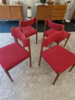 Vintage design eetkamerstoelen (4) Bovenkamp / Madsen, Ophalen, Gebruikt, ., Vintage