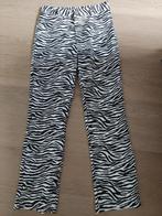 Lange zebra print broek, Verzenden, Zwart, Nieuw, Maat 36 (S)
