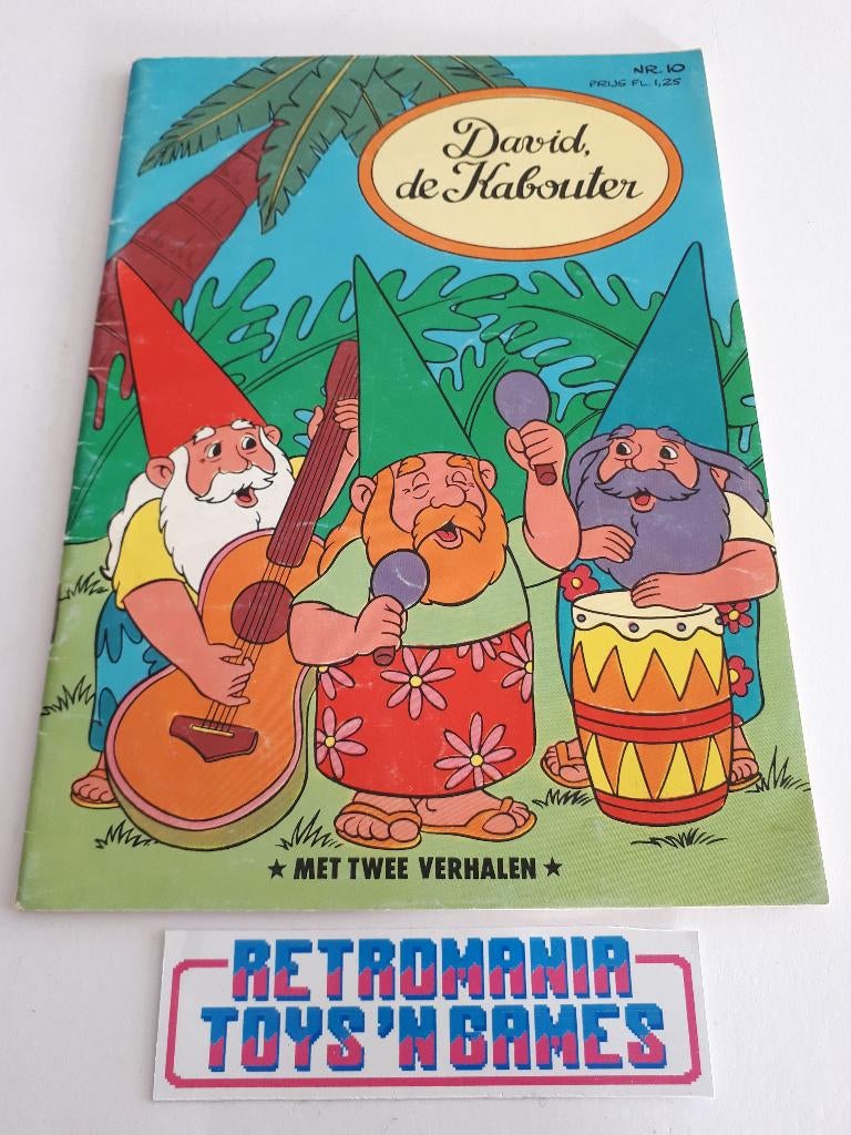 stripboek - david de kabouter nummer 10 (mini strip), Eén stripboek, Ophalen of Verzenden, Gelezen