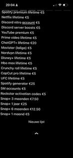 Gift card en meer, Tickets en Kaartjes, Kortingen en Cadeaubonnen, Eén persoon, Cadeaubon