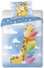 Kinderdekbedovertrek 100x135 Baby Cuddles Giraf, Eenpersoons, Dekbedovertrek, Nieuw, Verzenden