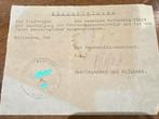 WOII Duitse Wehrmacht Bescheinigung Rotterdam, Verzamelen, Ophalen of Verzenden, Duitsland