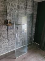 douchewand met deur, Huis en Inrichting, Badkamer | Complete badkamers, Ophalen, Gebruikt