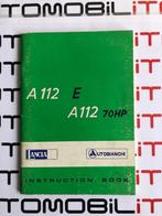 Autobianchi A112 E en A 112 70HP Engels instructieboek 1977, Auto diversen, Ophalen of Verzenden