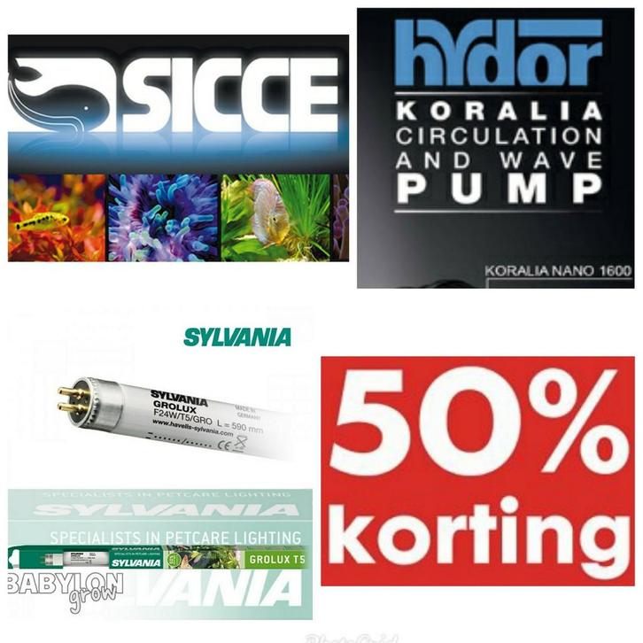 Nu voor 50% van de beste winkelprijs sicce hydor en sylvania, Dieren en Toebehoren, Vissen | Aquaria en Toebehoren, Nieuw, Verlichting of Verwarming