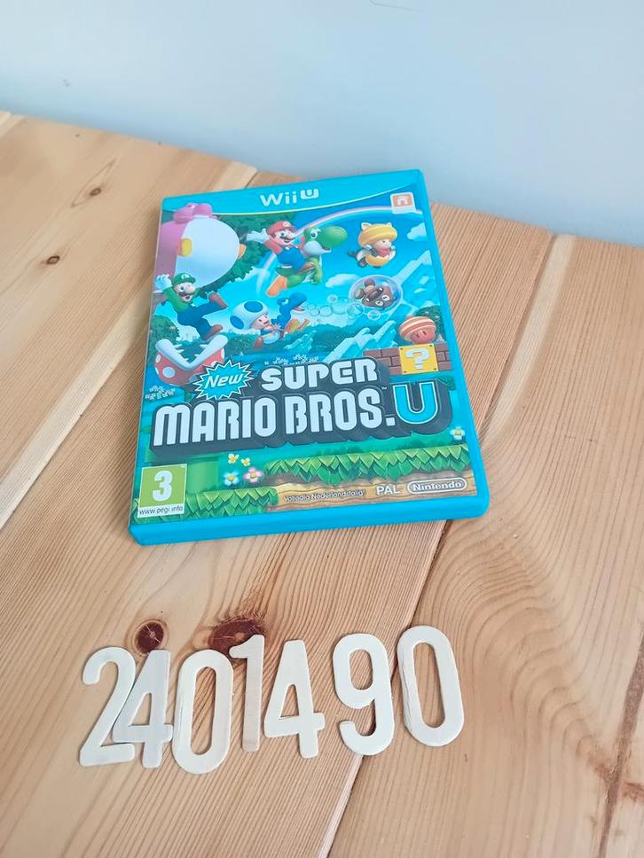 Nintendo Wii U spel - New Super Mario Bros U, Spelcomputers en Games, Games | Nintendo Wii U, Gebruikt, 1 speler, Vanaf 3 jaar