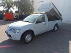 Mitsubishi L200 Pickup 2WD met vuilcontainer 09/2011 €6950, Auto's, Euro 5, Zwart, 4 cilinders, Bedrijf