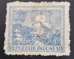Indonesie 1946 - ZBL 25 - landschappen, Ophalen of Verzenden, Gestempeld, Zuidoost-Azië