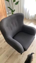 Leenbakker Viborg Stoel - Grijs - Comfortabel!, Huis en Inrichting, Fauteuils, Ophalen, Gebruikt, Minder dan 75 cm, Stof