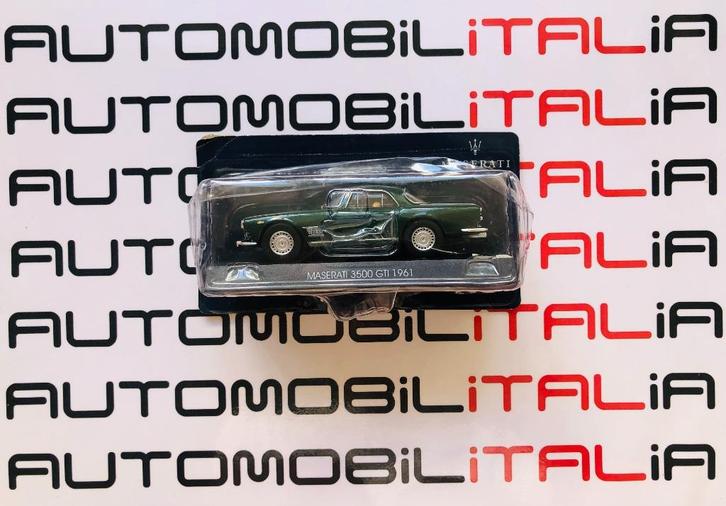 Maserati 3500 GTI 1961 verde Grani nr. 12 schaal 1:43, Hobby en Vrije tijd, Modelauto's | 1:43, Nieuw, Auto, Overige merken, Ophalen of Verzenden