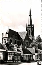 St. Nicolaasga  KVR 16-2554  RK met Pastorie, Verzamelen, Ansichtkaarten | Nederland, Verzenden, 1940 tot 1960, Ongelopen, Friesland