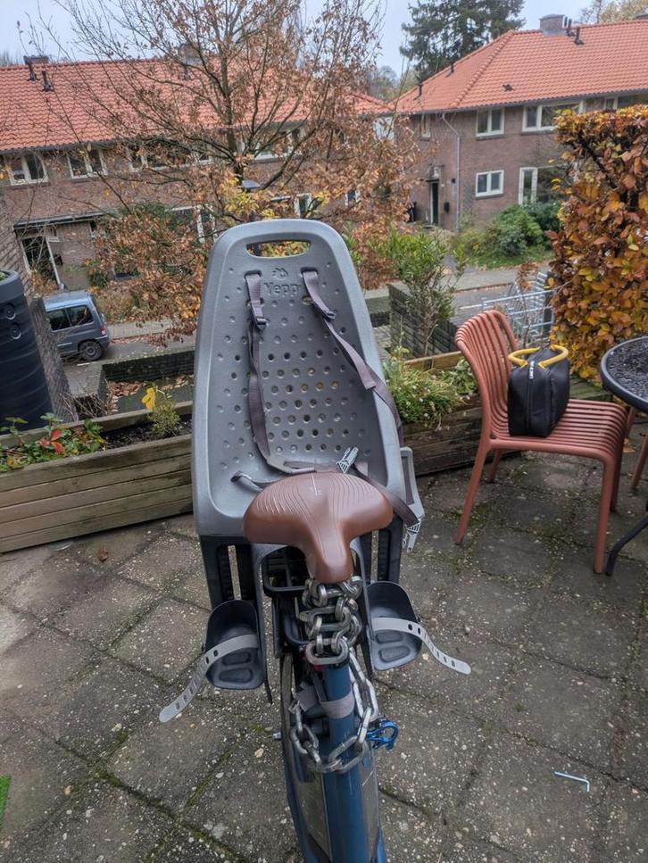 Yep Achterzitje incl. Sleutels & MIK Adapter, Fietsen en Brommers, Fietsaccessoires | Fietsstoeltjes, Gebruikt, Achterzitje, Voetsteuntjes