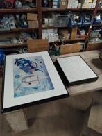 Zwarte fotolijsten/posterlijsten - diverse afmetingen, Antiek en Kunst, Ophalen