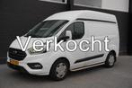 Ford Transit Custom 2.0 TDCI 130PK L1H2 Automaat EURO 6 - Ai, Auto's, Bestelauto's, Stof, Gebruikt, 4 cilinders, Wit