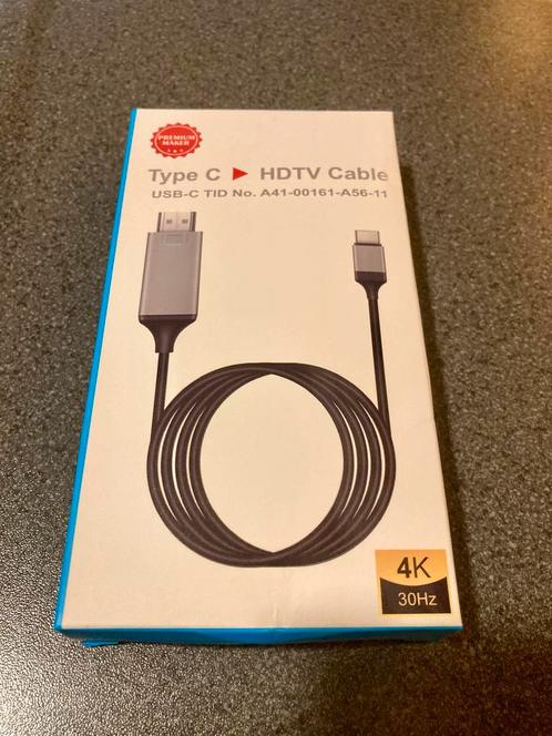 Type C naar HDMI Kabel - 4K - Nieuw, Audio, Tv en Foto, Audiokabels en Televisiekabels, Nieuw, HDMI-kabel, Minder dan 2 meter