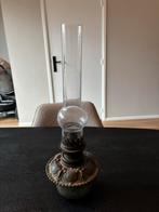 Antieke olielamp lamp antiek, Ophalen of Verzenden