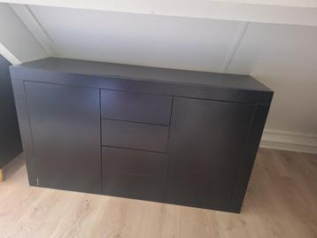 Dressoir zwart vidaxl 1.20 x .36