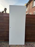 RAL 9010 Opdekdeur Rechtsdraaiend - Beschadiging, Doe-het-zelf en Verbouw, Deuren en Horren, Ophalen, Gebruikt, 80 tot 100 cm