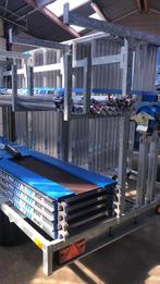 Aanbieding Asc rolsteiger w.h 10,50 Incl steiger aanhanger, Ophalen of Verzenden, Nieuw, Rolsteiger of Kamersteiger, 5 meter of hoger