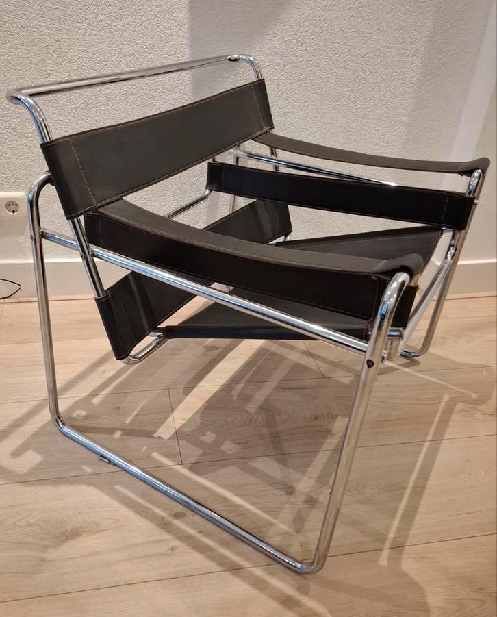 Marcel Breuer Wassily design stoel, Antiek en Kunst, Antiek | Meubels | Stoelen en Banken, Ophalen of Verzenden