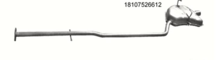 EINDDEMPER uitlaat MINI ONE 1.4 1.6 COMPL., Auto diversen, Overige Auto diversen, Verzenden