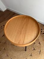 Zuiver Oak Tray Bijzettafel - 46.5cm, Huis en Inrichting, Tafels | Bijzettafels, 45 tot 60 cm, Minder dan 55 cm, Rond, Ophalen of Verzenden