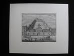Ets Hofje van de Heer van Hogelande te 's-Gravenhage 1730, Antiek en Kunst, Ophalen