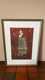 Jan van Heel waterverf schilderij clown, Ophalen