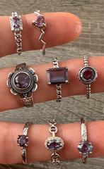 Alexandriet ringen 925 zilver verstelbaar, Sieraden, Tassen en Uiterlijk, Edelstenen, Ophalen of Verzenden, Nieuw