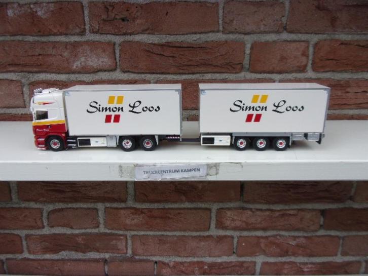 Tekno  Scania  R - 730  V8  van  Simon  Loos., Hobby en Vrije tijd, Modelauto's | 1:50, Nieuw, Bus of Vrachtwagen, Tekno, Ophalen of Verzenden