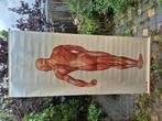Poster lichaam vintage, Ophalen of Verzenden, A1 t/m A3, Rechthoekig Staand