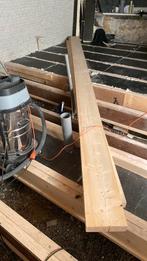 Vuren Geschaafd Hout balken 3x, Doe-het-zelf en Verbouw, Hout en Planken, Ophalen, Nieuw, Balk, Vuren