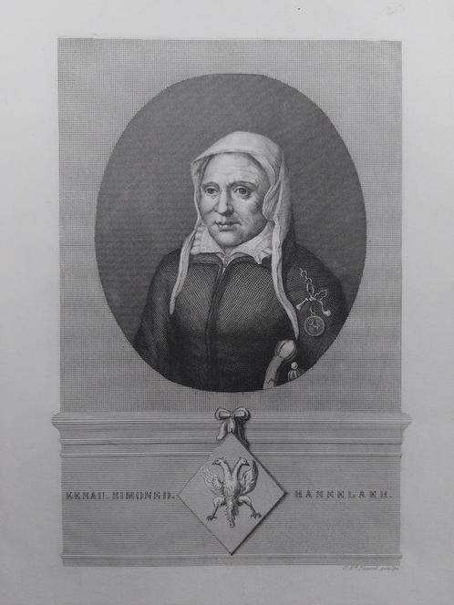 5 / staalgravure (rond 1850) van Kenau Simon Hasselaer, Antiek en Kunst, Kunst | Etsen en Gravures, Ophalen of Verzenden