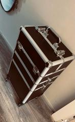 Visagie/Kappers trolley met slot, Ophalen, Zwart, Nieuw, Met slot