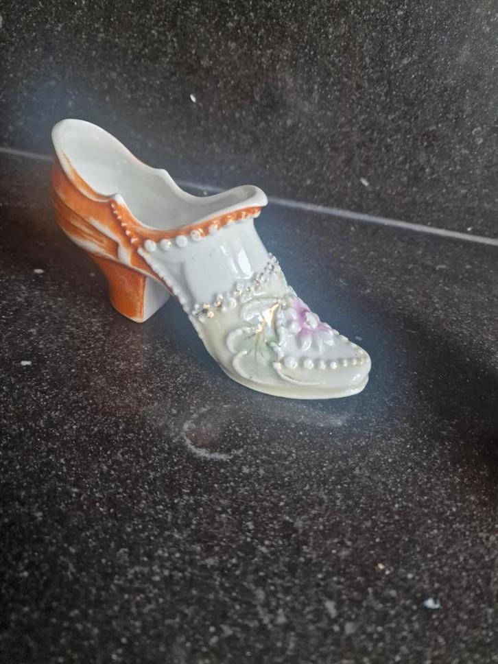 Vintage Porseleinen Schoen Victoriaanse Stijl, Antiek en Kunst, Antiek | Woonaccessoires, Ophalen of Verzenden