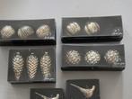 Glazen kerstballen zilver, Diversen, Kerst, Ophalen of Verzenden, Nieuw
